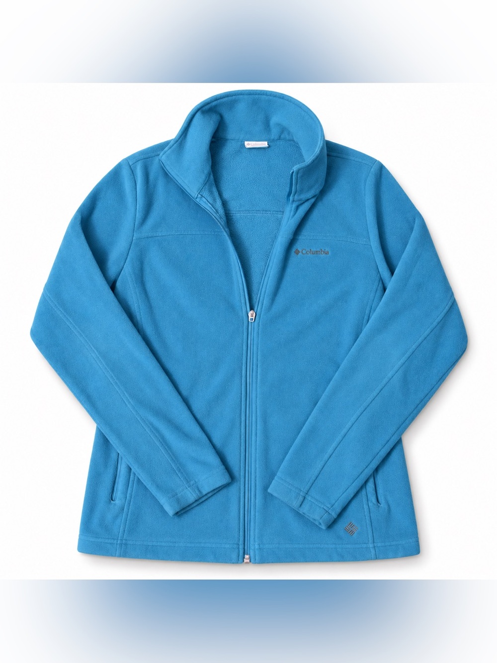 Columbia Women’s Full-Zip Fleece Jacket Blue Size Medium
